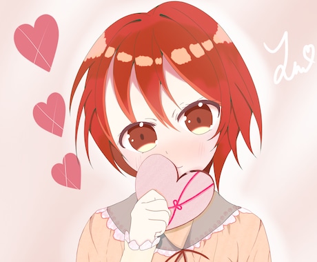 かわいいイラストを早く描きます かわいいイラストを描き早く納品を行います イメージ1