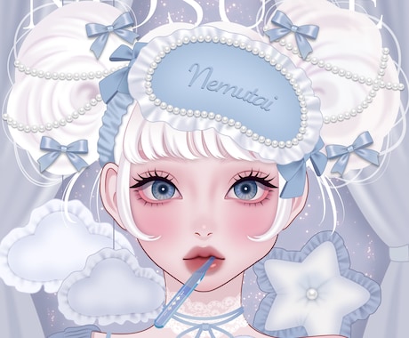 商用可❣️アイコン・立ち絵・配信用イラスト描きます 大人可愛い／上品／おしゃれ／目を引く女性イラスト✨ イメージ2