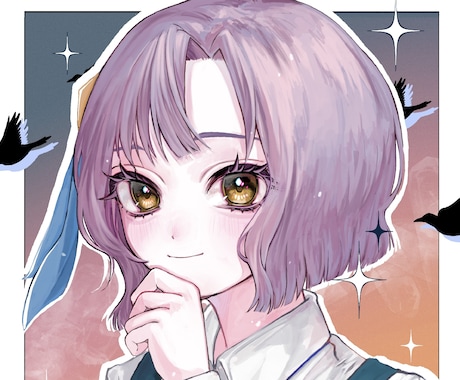 可愛い女の子アイコンを制作します パキとして、可愛い女の子を描きます！ イメージ2