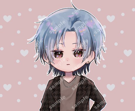 心ときめく♡SNSアイコン♡お描きします お好きな塗り方、画風を選択可⟡.*理想の雰囲気に仕上げます♡ イメージ2