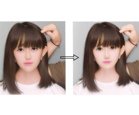 あなたのプリクラ、写真、修正します もっと綺麗に盛りたい方にオススメ イメージ1