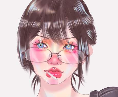 リアルな女性描きます 可愛くて美しい女性のイラストが好きな方に イメージ1