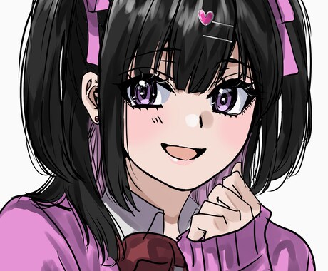 SNSのアイコン承ります 美少女、美少年のオリキャラアイコンを貴方へ！ イメージ2