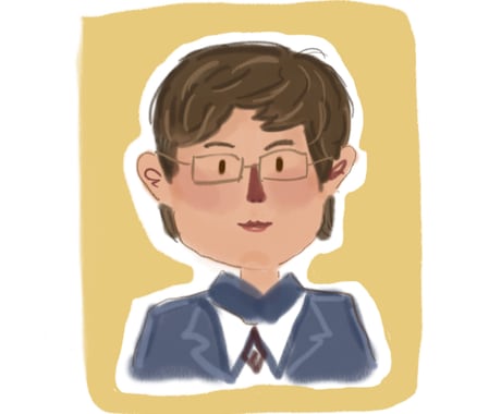 写真から手描き風似顔絵アイコン、イラストを描きます SNSアイコンにぴったり！かわいい手描きイラスト イメージ2