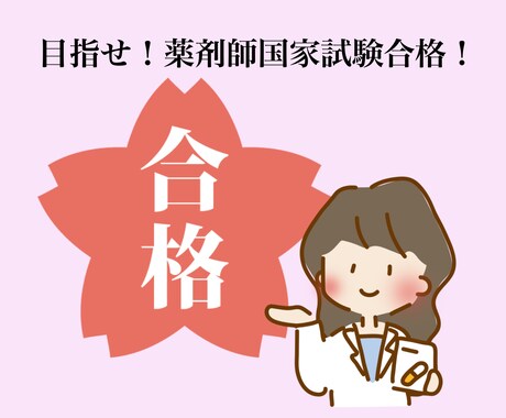 薬剤師国家試験直前対策！優しく教えます ＊国家試験得点300↑今からでも100点↑上がります イメージ1