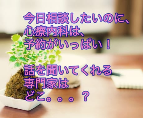 30分～1時間【認定心理士】がご相談承ります 大学で本格的に心理学を学んだ心理士が、誠実に向き合います イメージ1