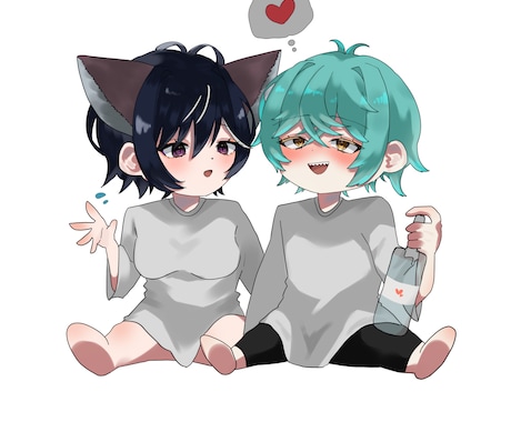 ミニキャラを描きます ご希望の子をミニサイズで描きます！ イメージ1
