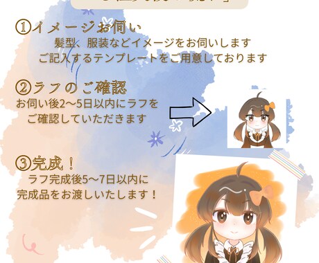 ゆるかわデフォルメキャラを描きます ふんわりデフォルメキャラをお描きします！ イメージ2
