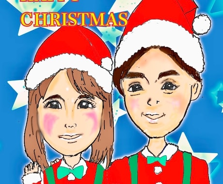 お子様から年配の方まで可愛いい似顔絵をお描きします 笑顔になれる似顔絵を思い出の記念にプレゼントしましょう イメージ2