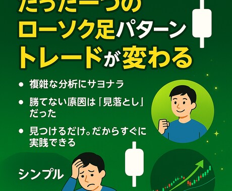 あなたの常識が変わるシンプルなトレード手法教えます 「シンプル」こそが、最強の武器。トレードに迷いを無くします。 イメージ2