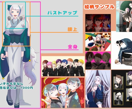 Vライバーの立ち絵描きます