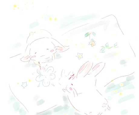 ちょっとしたウサギキャラ描きます 個人的にトップ画像や挿絵に使いたい方向けです イメージ1