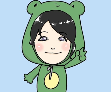 動物とコラボ似顔絵書きます イメージ1