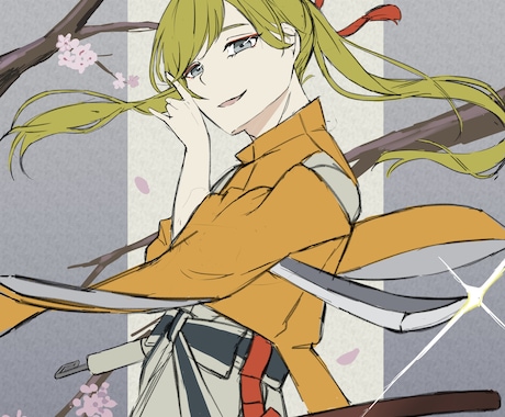 ラフ編 1枚絵描きます キャラクターデザインから◎ 小説挿絵・歌みたにもどうぞ！ イメージ1