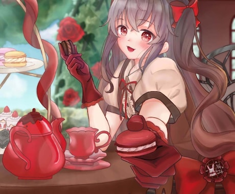 ラフ修正何度でも◎！目を引く1枚絵描きます VTuber様や歌ってみた、グッズイラスト等にお使いできます イメージ2