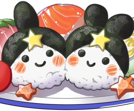 食べ物イラスト描きます つやつやおいしそう！な食べ物に仕上げます！ イメージ1