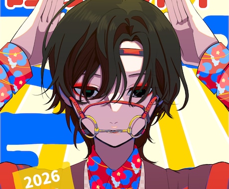 中性的な人物イラスト描きます SNSアイコン･TRPG用立ち絵・動画用イラストなど イメージ1