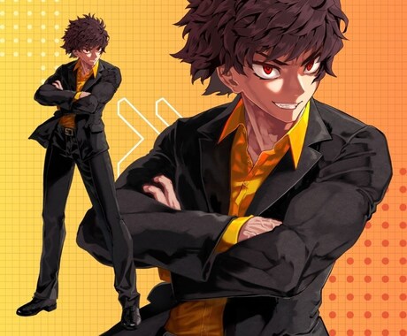 重厚なタッチでカッコいい男キャラを描きます 歌ってみた/ゲーム実況/vtuber/TRPG…様々な活動に イメージ2