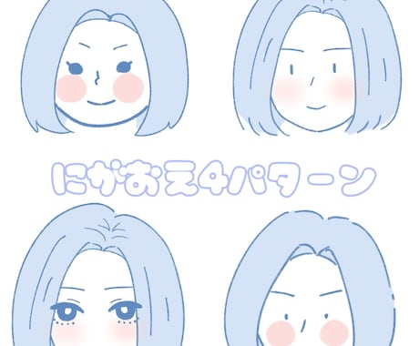 短期納品似顔絵アイコンを描きます イメージ1
