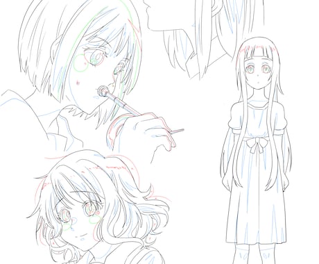 アニメの原画作業承ります 作監、レイアウト、動画検査で半拘束でも承ります。 イメージ2