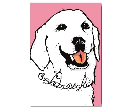 絵具で手書きの愛犬との特別な瞬間を描きます 世界でたった1枚の宝物をアートとして残しませんか？ イメージ1