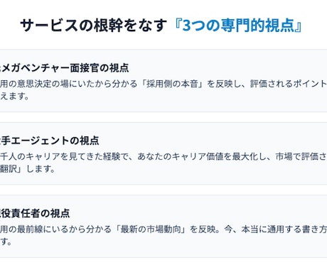 話すだけで完成！履歴書/職務経歴書作成します 元大手人材会社の現役転職エージェントが通過率UP書類作成！ イメージ2