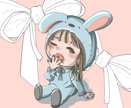 即日納品可！アイコン等に！ポップなイラスト描きます 早い納期とお財布に優しい価格でポップなイラストをご提供！ イメージ2