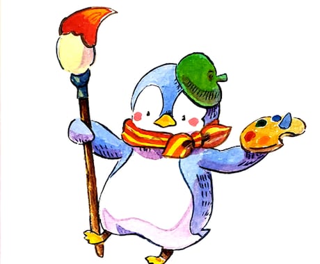 絵本風動物のアイコンをお描きします 水彩、デジタルどちらでも対応可能！素敵な癒しをお届けします イメージ2