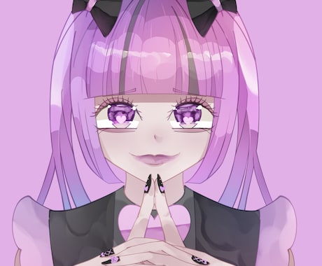 かわいい女の子専門✨ あなただけのアイコン描きます トレンド感たっぷり♡推し活やSNSにぴったりなアイコンを！ イメージ2