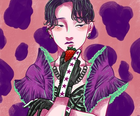 あなたの個性を詰め込んだイラストを描きます 「好き」「個性」「らしさ」を生かしたポップで可愛い似顔絵！ イメージ2