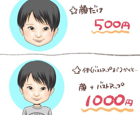顔だけアイコン描きます SNSのアイコン、名刺に！目立ちますよ(*^^*) イメージ2