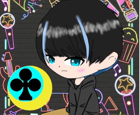 デフォルメイラスト描きます TikTok配信者さんのサブスクエモート作成経験あります！ イメージ2