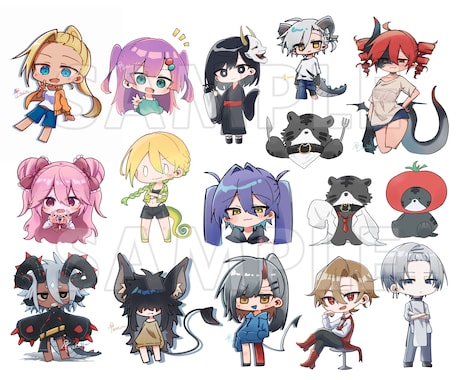 デフォルメイラストを描かせていただきます 2〜4頭身までのかわいいミニキャラが好きな方へ！ イメージ2