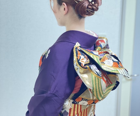 成人式当日の出張着付けとヘアのご相談も承ります 2027年成人式当日の着付けが可能です イメージ1