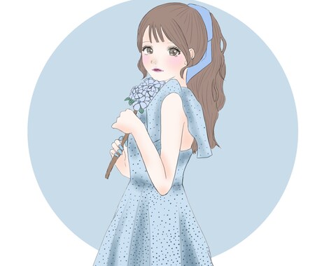 即対応 SNS用可愛いアイコン作成いたします 自分の写真をイラストにしてSNS用アイコンにしませんか？ イメージ2