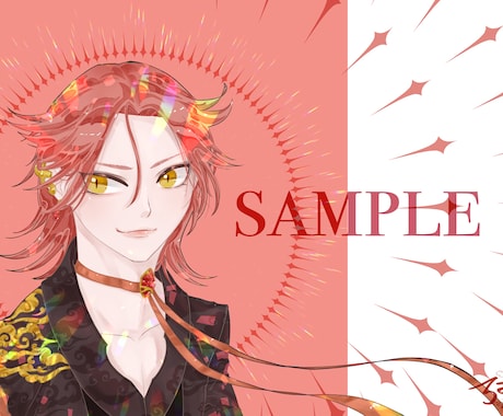 夢絵、オリキャライラストオーダー承ります バストアップ専用！あなたのイメージ、愛を持って形にします！ イメージ1