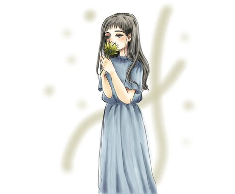 低価格でイラスト、アイコン作成致します 海外のかわいい女の子イラストやアニメ風のイラスト！ イメージ1