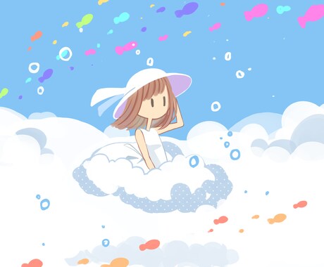 商用利用可！イラスト描きます ゆるいイラスト　1枚¥2000～承ります！ イメージ2