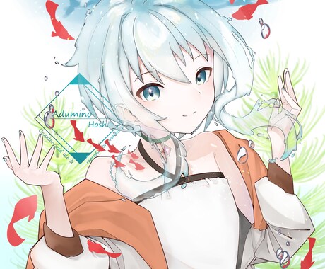 SNS用のアイコン描きます 透明感のあるイラストを貴方に！ イメージ2