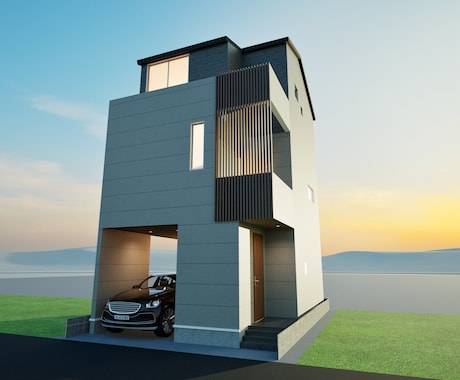 建築パース制作｜外観・内観をリアルに可視化します 「図面だけでは伝わらない空間を、リアルに再現します」 イメージ2
