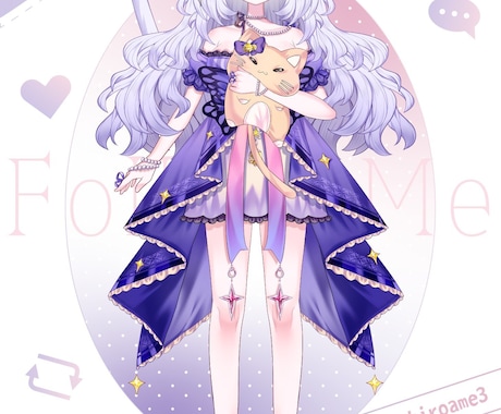 Vtuber向けLive2Dモデルを作ります 簡単でVTuberになりましょう！ イメージ2