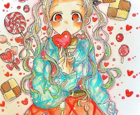 期間限定低価格!目を引くイラスト低コストで描きます アイコン、一枚絵、サムネなどなんでもどうぞ☆ イメージ1