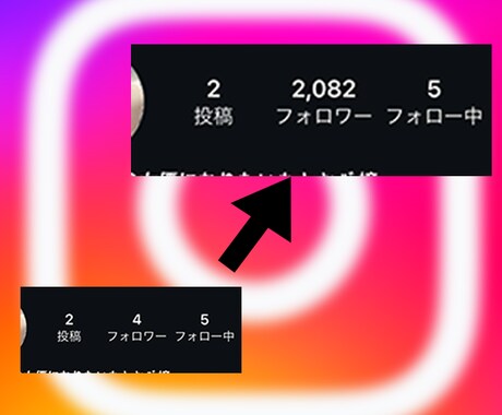 インスタフォロワーを500人増えるよう拡散します 1フォロワー3円★追加オプションでさらにお得 イメージ2
