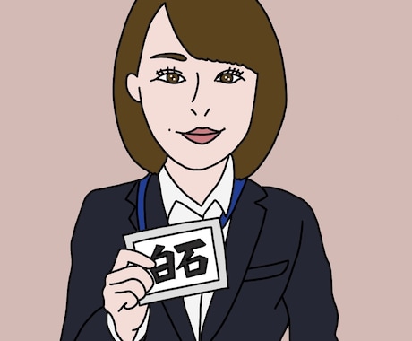 写真からやさしい雰囲気の似顔絵を描きます 名刺やお部屋に飾る用途で選ばれている似顔絵 イメージ2