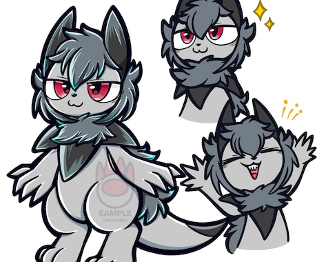 マスコット・ケモノイラスト制作をいたします もふもふなケモノイラストをお届け致します！ イメージ1