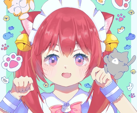 商用利用◎!アイコン、ヘッダー等お描きします Twitterや動画用、動くアイコンにすることも◎! イメージ1