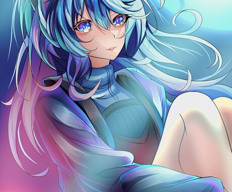 可愛いイラスト(1枚絵)お描きします VTuber活動のサムネイル等にどうぞ！！ イメージ2