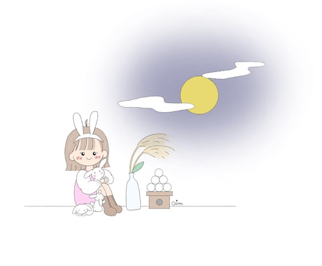 追加料金なし＊ほんわかかわいいイラストお描きします 思わず笑顔に♡ふんわりとやさしいタッチでほっこりお届けします イメージ2