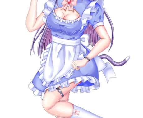 TRPGなどに使える猫耳メイドの立ち絵販売します すぐにTRPGなどで使える立ち絵をお求めの方にオススメ イメージ2