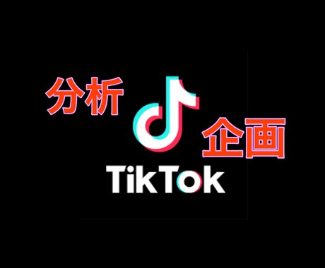 SNSプロがTikTok　分析・企画します 開設からでも伸び悩みでも丁寧にサポート！ イメージ1